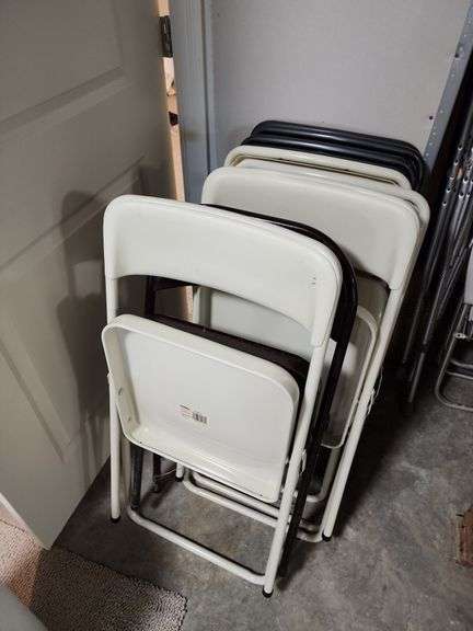 (9) Metal Folding Chairs image
