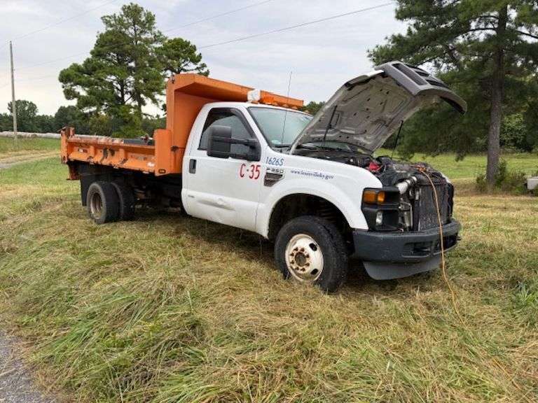 2010 Ford F350 Flatbed Truck 97,847 miles image