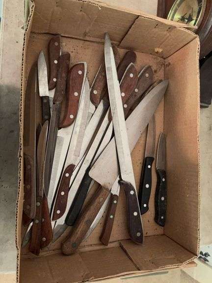Assorted Dinner Knives and Boning Knives image
