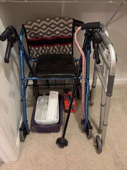 Walker Canes and Walker with seat image