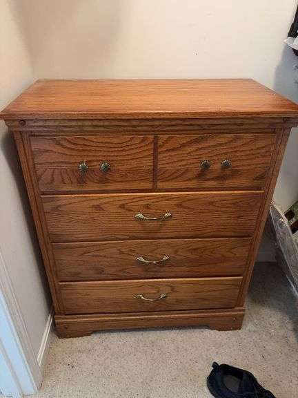 4 Drawer Dresser - 33”W x 17.5”D x 39”H image