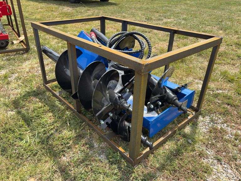 CFG Industrial Skid Steer Auger Kit - (1) 6” Auger, (1) 12” Auger, (1) 14” Auger - SN SSECAG-Y25052501G image