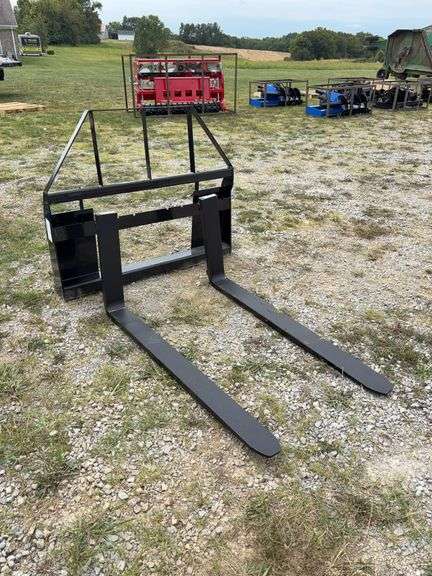 SAII100 Skid Steer Pallet Fork Frame with 48” Forks image