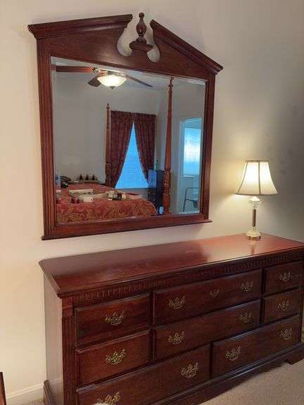 Athens Dresser 64”x18”x31 Wall Mirror 44”x48 image