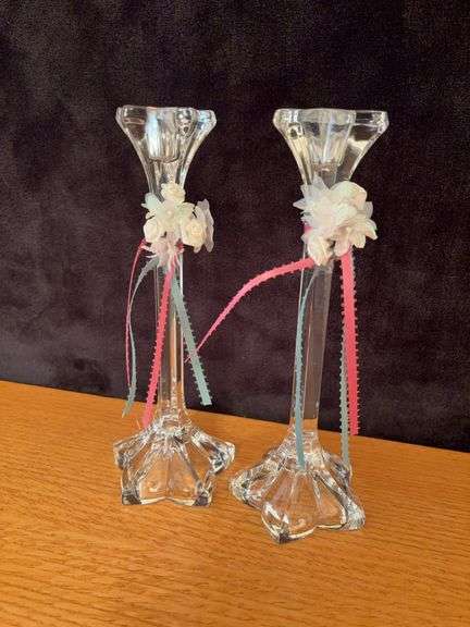 Pair of 9”H Candle Sticks image