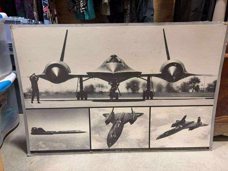 SR-71 Blackbird Photo - 37”W x 25”H image