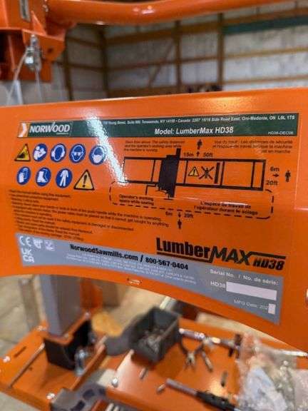 Norwood LumberMax HD38 Sawmill, Never Used image