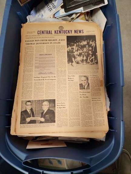Early Central Kentucky Newspapers - Various Editions image