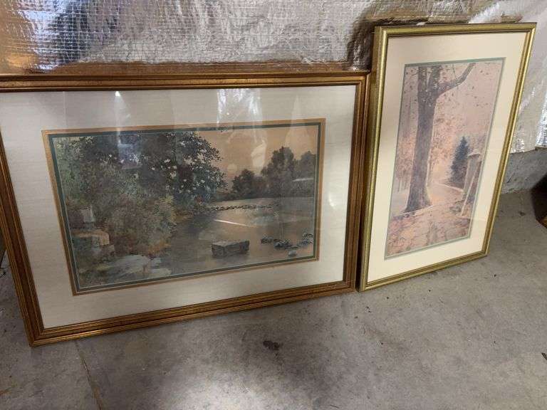 Pair of Framed Paul Sawyier Prints image