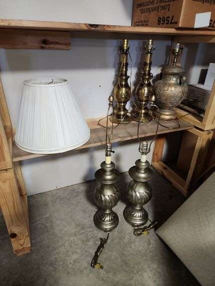 (5) Table Lamps and (2) Shades image
