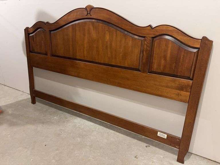 Ethan Allen 82” Wooden Headboard image