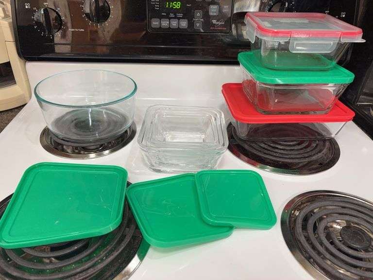 Assorted Pyrex Storage Containers image