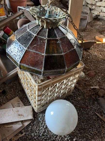 Stained Glass Chandelier image