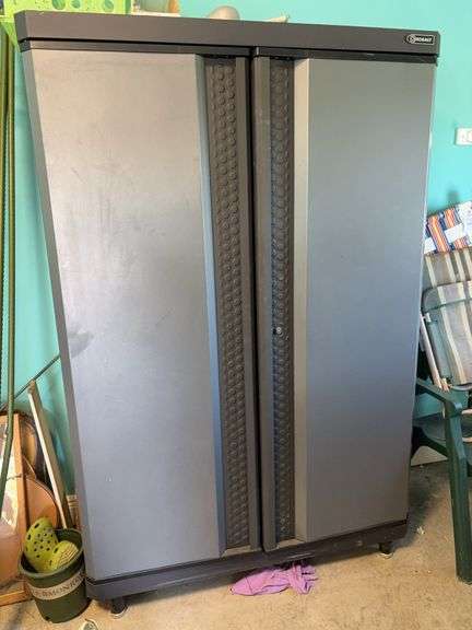 Kobalt Metal Storage Cabinet with Contents - 48”W x 21”D x 73”H image