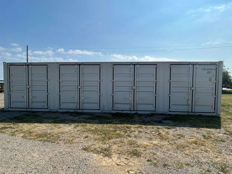 40' High Cube Multi Door Shipping Container - SN CFGU4039644 - used one time - **important** Read Description image