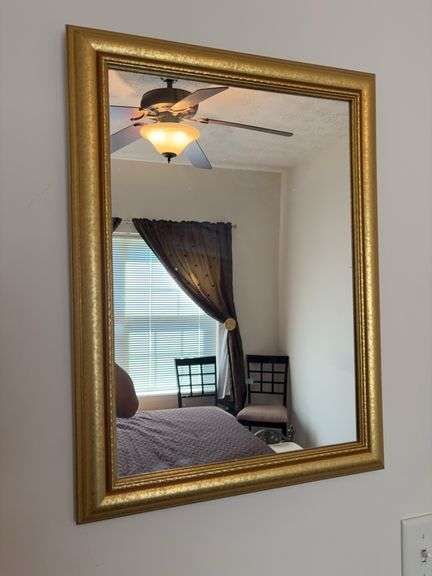 Framed Wall Mirror - 17”W x 23”H image