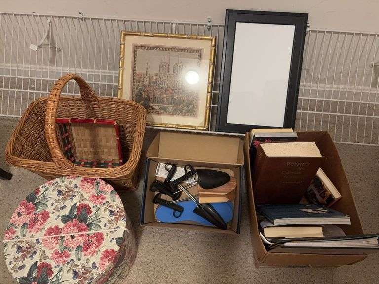 Assorted Housewares books baskets picture frames image