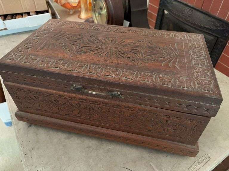 Carved Keepsake Box image