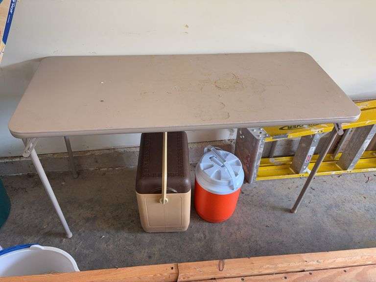 4ft Table with Folding Legs image