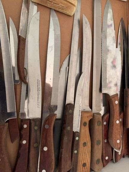Assorted Wooden Handled Knvives image