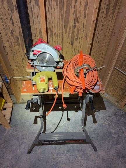 Skill Saw Jig Saw and Workmate Stand image