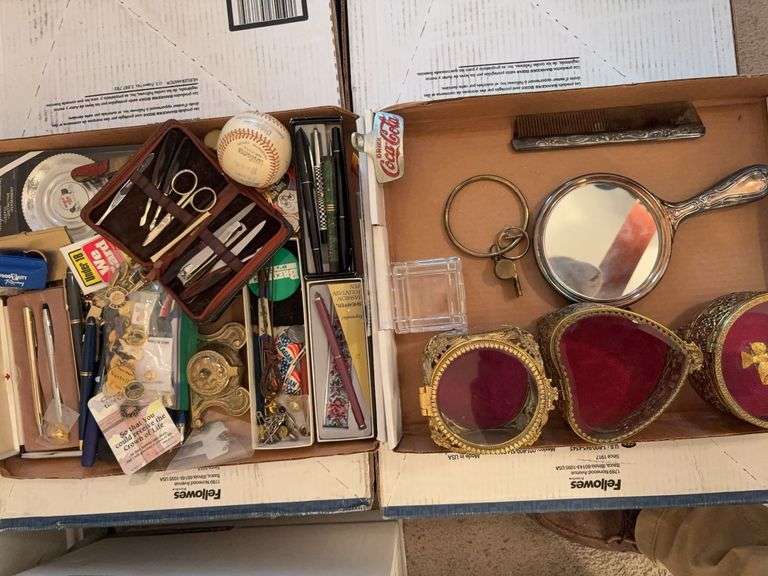 2 Box Lots Houseware Reagan pins Coca-Cola opener image