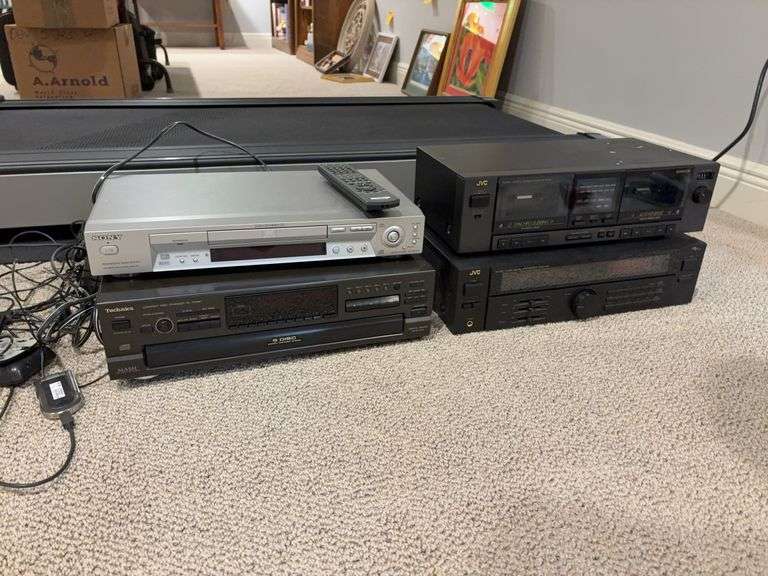 Assorted Stereo Equipment - DVD players and Stereo Receivers image