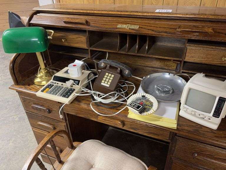 Office Supplies Only lamp calculator phone legal pads tv image