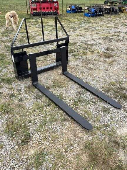 SAII100 Skid Steer Pallet Fork Frame with 48” Forks image