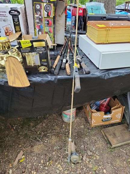 Fishing poles image