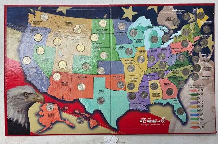 U.S. STATE QUARTERS BOOK, ALL 50 STATES image