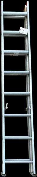 KELLER 13’ MAX EXTENDED LENGTH 200 LBS. RATING ALUMINUM EXTENSION LADDER image