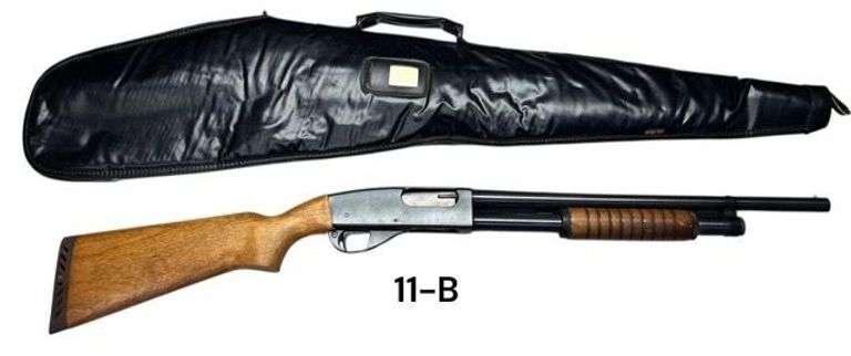 NOBLE MFG. CO.; DEERFIELD MODEL 67X; 12GA PUMP SHOTGUN; 19" BARREL image