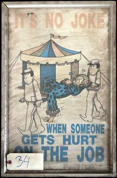 1987 BUREAU OF BUSINESS PRACTICE, INC. “IT’S NO JOKE WHEN SOMEONE GETS HURT ON THE JOB” PRINT