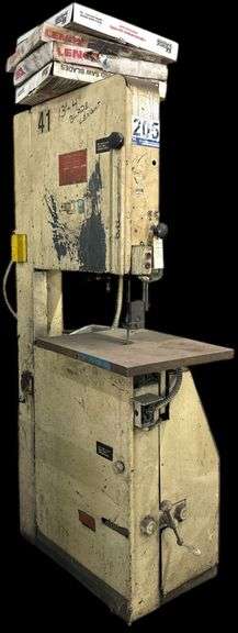 W. WHITNEY STUECK CONNECTICUT INDUSTRIAL BAND SAW SN: A24V, SN: W136 - EXTRA BLADES