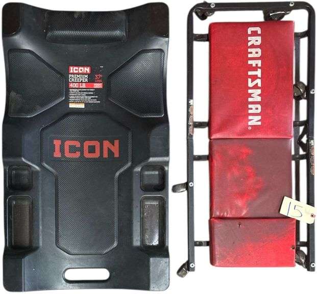 ICON PREMIUM 37” CREEPER - 400 LB. RATING, CRAFTSMAN CREEPER