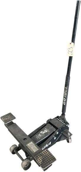 DAYTONA 3-TON HYDRAULIC JACK W/ 2-TON SERVICE JACK CROSS BEAM