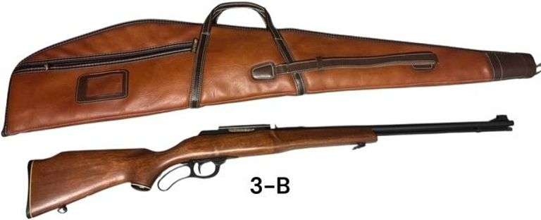 MARLIN MODEL 57M LEVERMATIC LEVER ACTION RIFLE; .22 MAGNUM CALIBER; (MFG. 1959 TO 1969) image