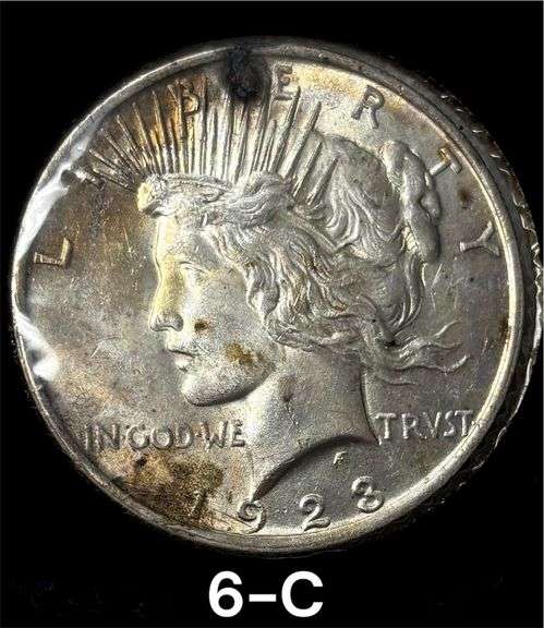 1923 U.S. SILVER PEACE DOLLAR image