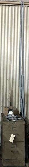 CONDUIT, CONDUIT FITTINGS, HEAVY INDUSTRIAL METAL FILE CABINET