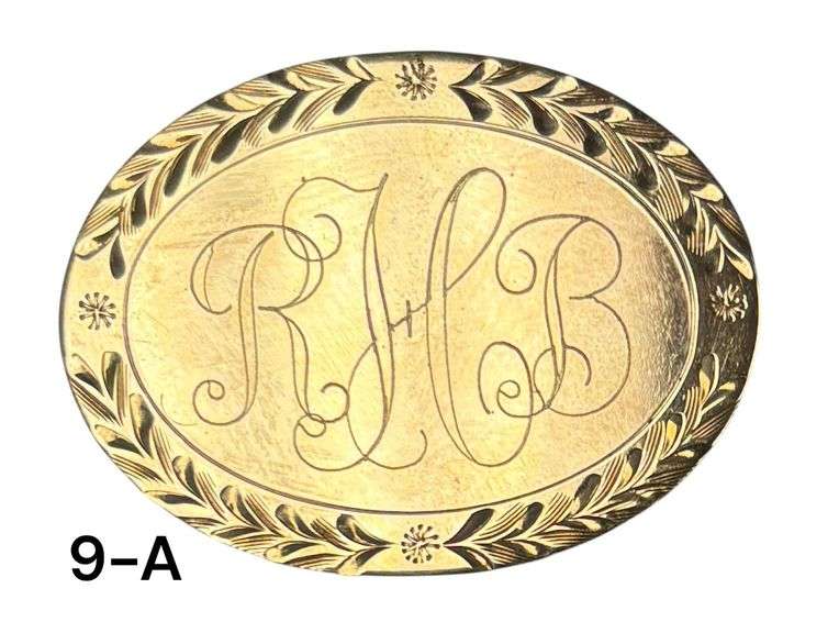 14K GOLD 20 YEAR SERVICE PIN - 5.4 GRAMS image