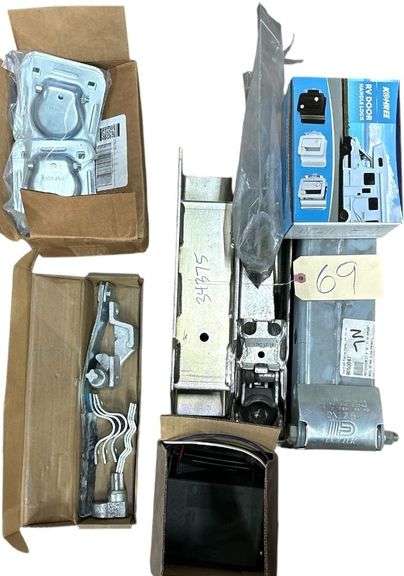 ACTUATORS, 4 D RINGS, RV DOOR HANDLE LOCKS, WIRING HARNESS image