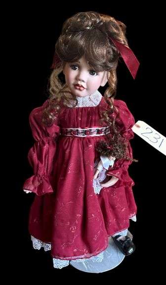 2003 MARIE OSMOND DOLL (00455 OUT OF 15,000) WITH STAND - 24 INCHES image