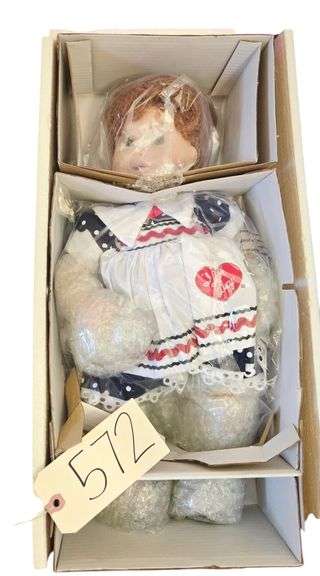 APPROX. 19” "BABY LUCY" - I LOVE LUCY MARIE OSMOND PORCELAIN DOLL image