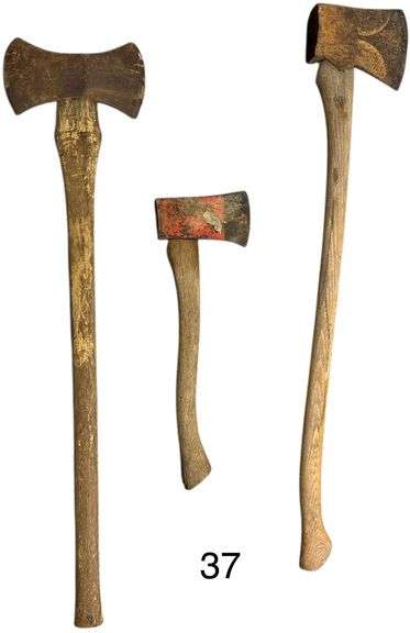 DOUBLE-BIT AXE, SINGLE-BIT AXE, HATCHET image