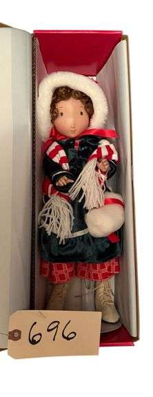 PORCELAIN MARIE OSMOND HOLIDAY HOLLY HOBBIE - AMERICAN GREETINGS image