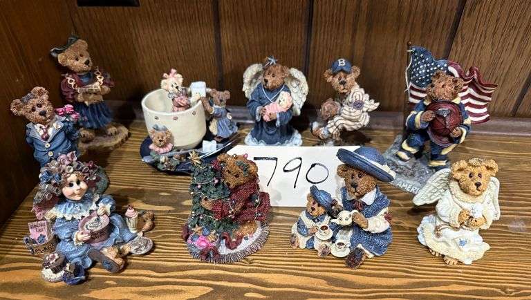 BOYD'S BEARS AND FRIENDS BEARSTONE COLLECTION: 10 FIGURINES image
