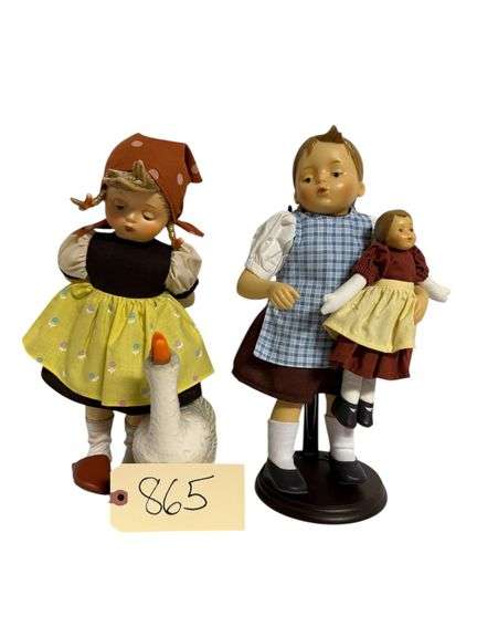 GOEBEL HUMMEL "KISS ME" AND "GOOSE GIRL" image