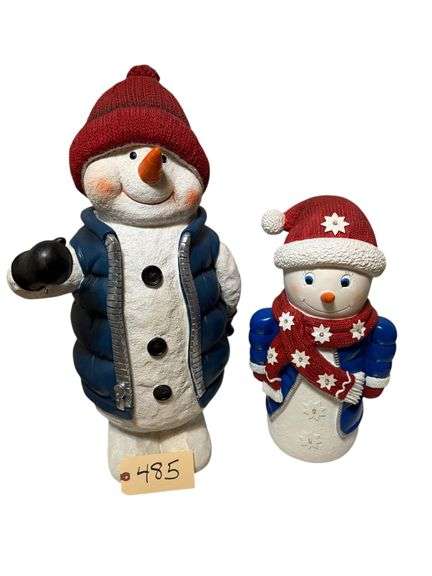 SNOWMAN IN BLUE VEST, SNOWMAN IN BLUE JACKET image