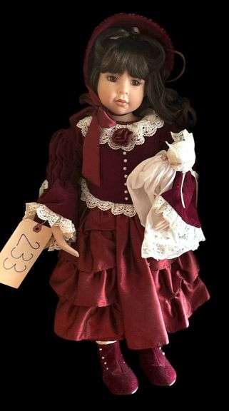 2005 24 INCH MARIE OSMOND DOLL (024 OUT OF 300) ENGRAVED KAREN SCOTT - WITH STAND image